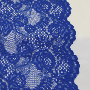 Δαντέλα μπλε με γλώσσες