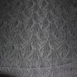 Μπροκάρ Μαύρο με σχέδιο ανάγλυφο φάρδος 1.50