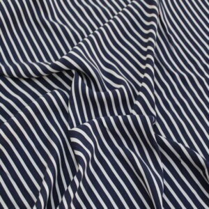 Βαμβακερό φαρδιά ρίγα μπλε